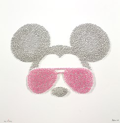 Hey Mickey by Stephen Graham - Original Mixed Media on Board sized 20x20 inches. Available from Whitewall Galleries